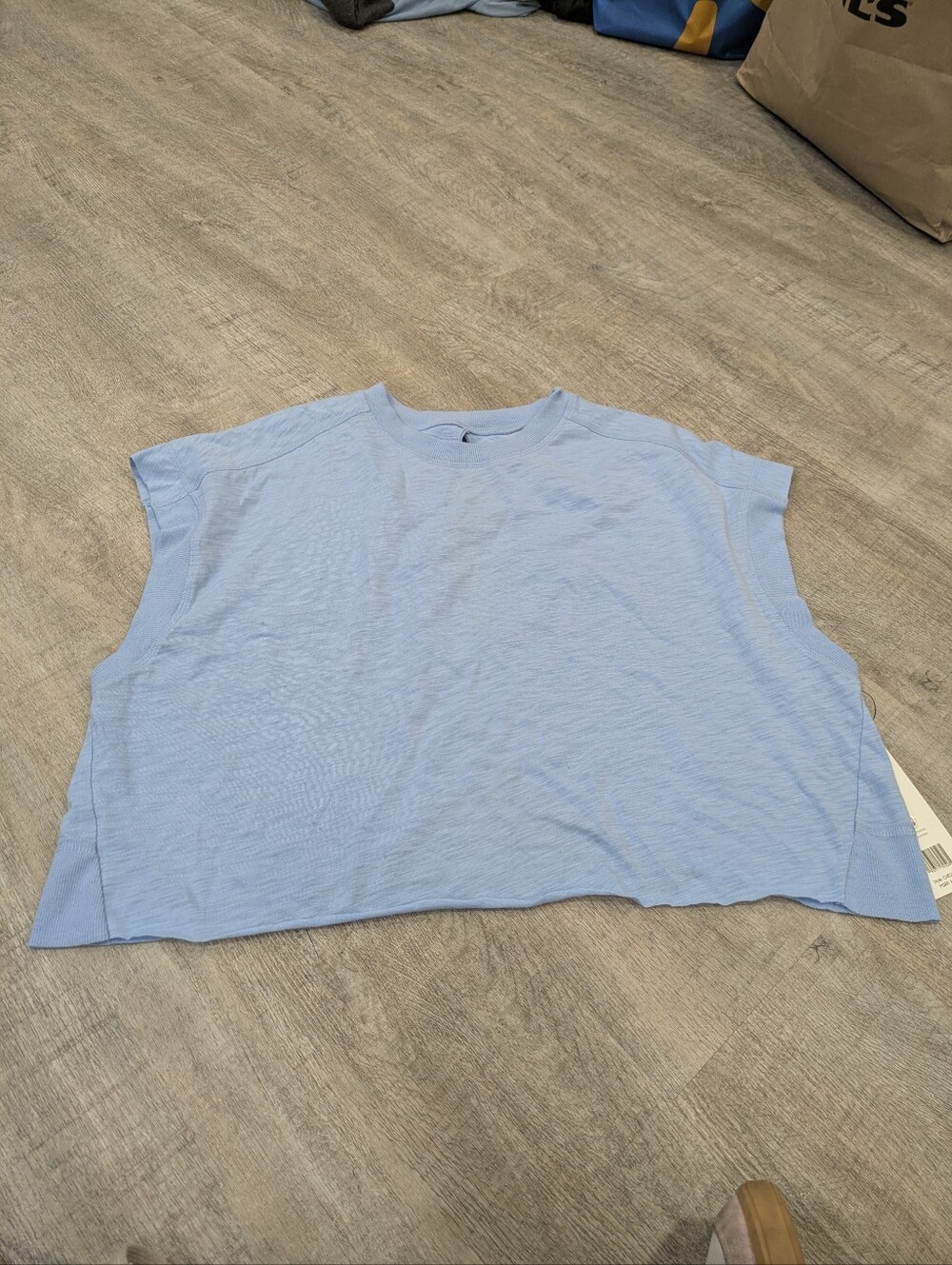 NWT Harmony Balance Blue Sleeveless Top Size Medium